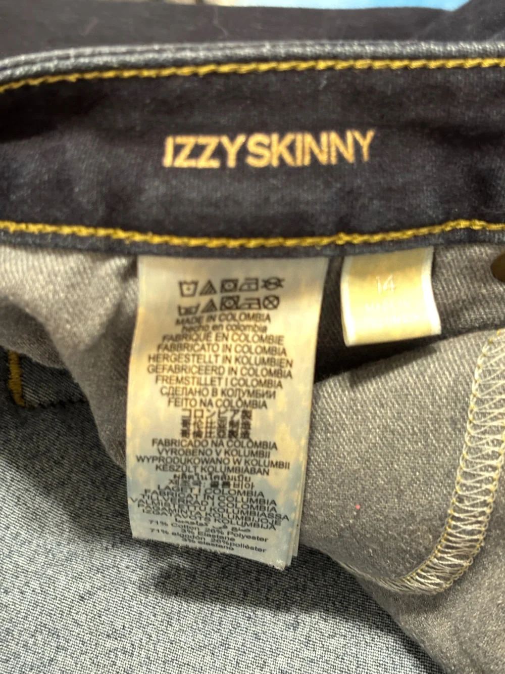 Michael Kors Women's Izzy Skinny Dark Blue Jeans